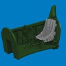 Eduard 6481065 BRASSIN P-40 seat w/ integral belts Type 2 1/48