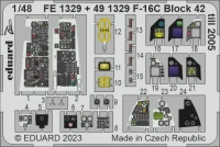 Eduard FE1329 F-16C Block 42 till 2005 (KIN) 1/48