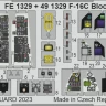 Eduard FE1329 F-16C Block 42 till 2005 (KIN) 1/48