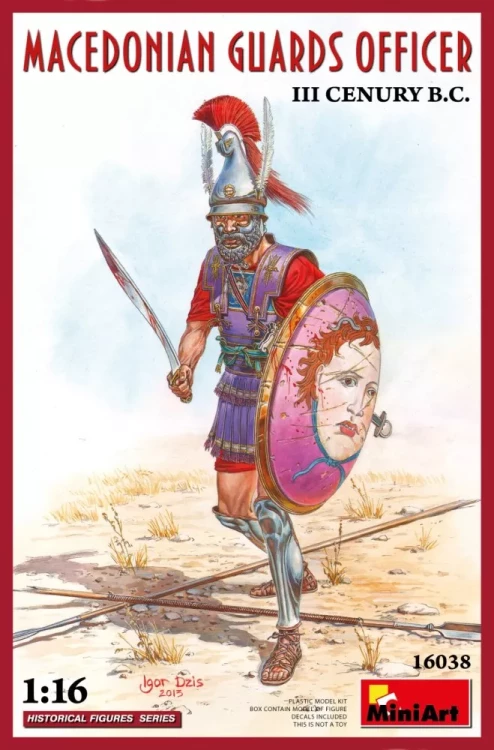 Miniart 16038 Macedonian Guards Officer (III Century B.C.) 1/16