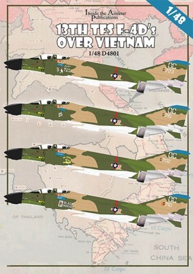 Inside the Armour ITAD4801 13th TFS McDonnell F-4D Phantom's Over Vietnam 1/48