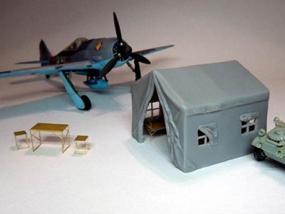 Metallic Details MDR7215 German WWII staff tent type 3 &quot;Grosse Stabszelt' 1/72
