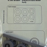 Aires 4858 B-26K Invader Early wheels&paint masks (ICM) 1/48