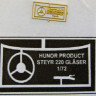 Hunor Product 72150 Steyr 220 Glaser Cabrio 1/72