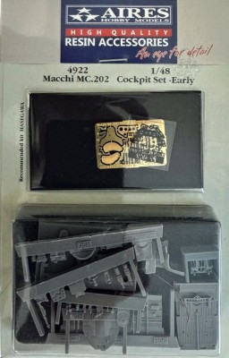 Aires 4922 Macchi MC.202 cockpit set - early (HAS) 1/48
