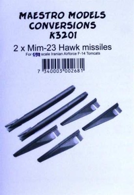 Maestro Models MMCK-3201 1/32 MiM-23 Hawk missiles for Iranian F-14 Tomcats