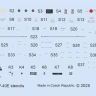 Eduard D48119 Decals P-40E stencils (EDU) 1/48