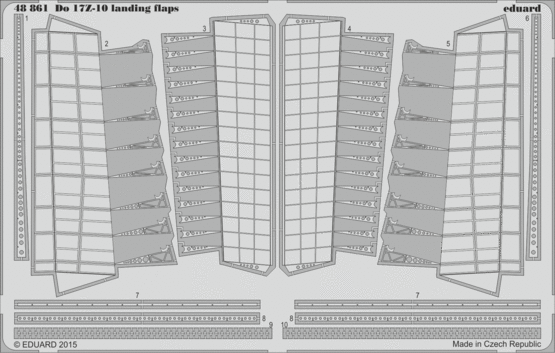 Eduard 48861 Do 17Z-10 landing flaps