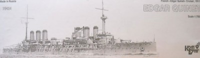 Combrig 70424 French Edgar Quinet Cruiser, 1911 1/700