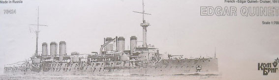 Combrig 70424 French Edgar Quinet Cruiser, 1911 1/700