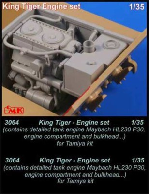 CMK 3064 King Tiger - engine set for TAM 1/35