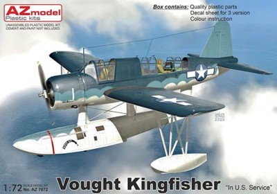 Az Model 76072 Vought Kingfisher 'In US Service' (3x camo) 1/72