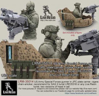 LiveResin LRM35014 Солдат Сил Специальных Операций США с сигарой, 1/35