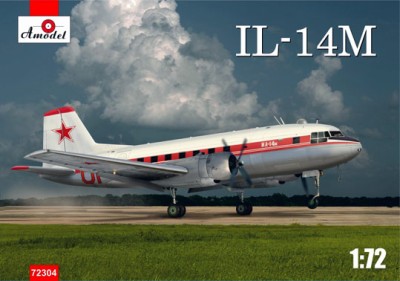 Amodel 72304 Ил-14М (поздний) Борт &quot;01&quot; 1/72