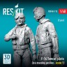 Reskit F48113 F-14 Tomcat pilots stand.p. (2 pcs.) Type 1 1/48