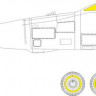 Eduard CX597 Маска MiG-25PD (ICM) 1:72