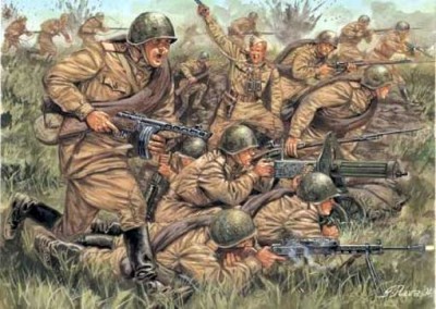 Italeri 06057 Солдаты Russian Infantry 1/72