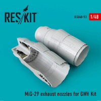 Reskit RSU48-0053 MiG-29 exhaust nozzles (GWH) 1/48