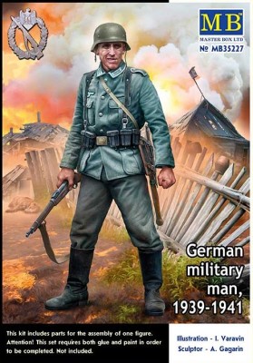 Master Box 35227 German military man,1939-41 (1 fig &amp; weapons) 1/35