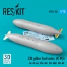 Reskit RSU72-226 230 gallon fuel tanks (AFMS) for AH-64, MH-60 1/72