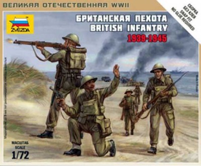 Звезда 6166 Британская пехота 1939-1945 1/72