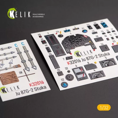 Reskit K32016 Junkers Ju 87 D/G Stuka Int.3D Decal (TRUMP) 1/32