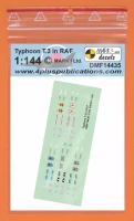 4+ Publications DMF14435 Decals Typhoon T.3 in RAF 1/144