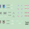 4+ Publications DMF14435 Decals Typhoon T.3 in RAF 1/144