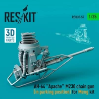 Reskit U35057 AH-64 'Apache' M230 chain gun in parking pos. 1/35
