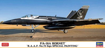 Hasegawa 02411 Истребитель королевских ВВС Австралии F/A-18A &quot;RAAF No.75 Sqn Special Painting&quot; (Limited Edition) 1/72