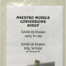 Maestro Models MMCK-4807 1/48 SAAB 35 Draken - early fin top (HAS)
