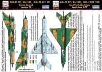HAD E721021 Decal MiG-21/MiG-23 Hungarian AF Indiv.signs 1/72