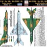 HAD E721021 Decal MiG-21/MiG-23 Hungarian AF Indiv.signs 1/72