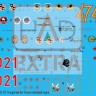 HAD E721021 Decal MiG-21/MiG-23 Hungarian AF Indiv.signs 1/72