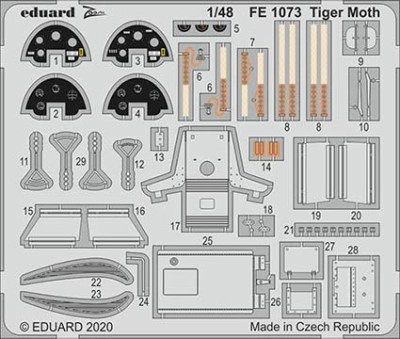 Eduard FE1073 1/48 Tiger Moth (AIRF)