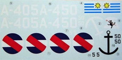 LF Model C4852 Decals Hellcats over Uruguay (EDU/HAS) 1/48
