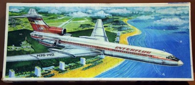 Veb Plasticart Ту-154 1/100