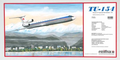 Veb Plasticart Ту-154 1/100