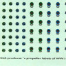 LF Model C72152 Decals British producer propeller labels III. 1/72