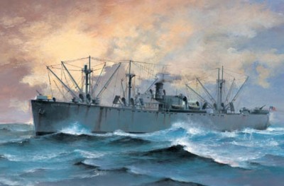 Trumpeter 05755 Корабль SS Jeremiah O’Brien Liberty Ship 1/700