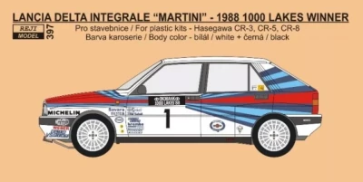 Reji Model JM397 Transkit Delta HF Integrale 1988 1000 Lakes 1/24