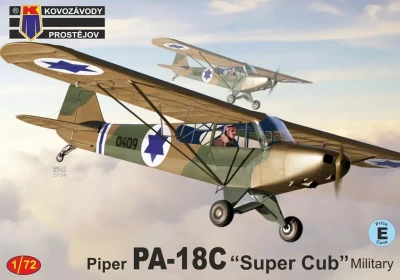 Kovozavody Prostejov 72539 Piper PA-18C 'Super Cub' Military (4x camo) 1/72