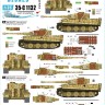 Star Decals 35-C1132 Pz.Kpfw.VI Tiger I - Late production, on the Eastern front 1944.s.Pz.Abt. 507 Tiger I 1/35