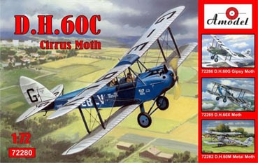 Amodel 72280 Самолет DH60C Cirrus Moth