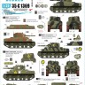 Star Decals 35-C1369 US PACIFIC WARS - 1944M4 and M4A1(mid) Sherman. Papua New Guinea, Guadalcanal, Bougainville and other Islands.USMC and Army tanks.'Sloppy Joe', 'Black Jack III', 'Lucky Legs II', 'Bloody Betty' 1/35