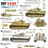 Star Decals 72-A1014 Pz.Bef.Wagen Pz.Kpfw.VI Tiger I and II. Befehlspanzer # 5. German Command, Control and Observation Tanks 1/72
