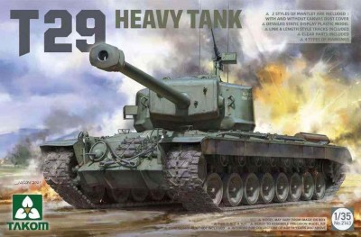 Takom 2143 1/35 T29 - тяжелый танк США 1/35
