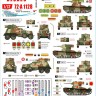 Star Decals 72-A1128 Turkey in WW2T-26 B tanks and BA-6 armoured cars.Markings for turkish AFVs in 1930-40s 1/72