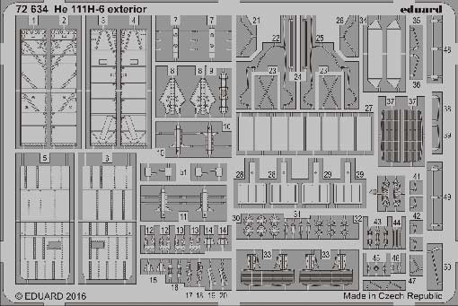 Eduard 72634 He 111H-6 exterior 1:72