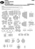 New Ware NWA-M0725 1/48 Mask He 111 H-20 BASIC (ICM 48264)